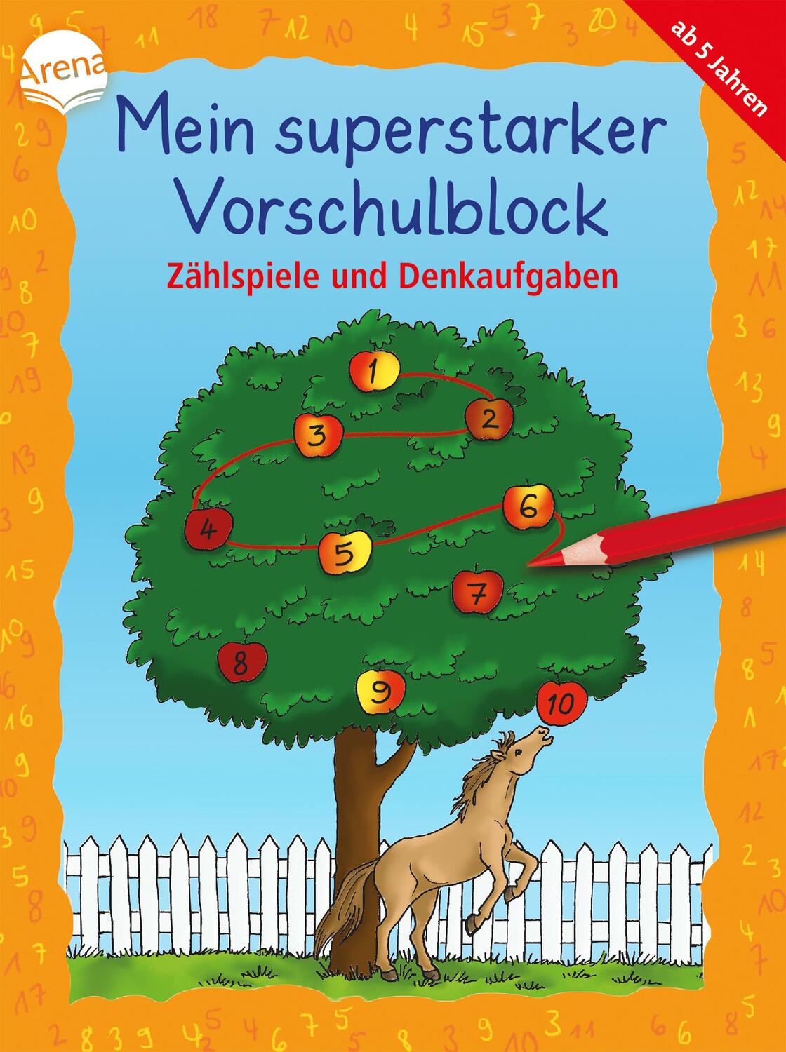 Cover: 9783401717456 | Mein superstarker Vorschulblock. Zählspiele und Denkaufgaben | Buch