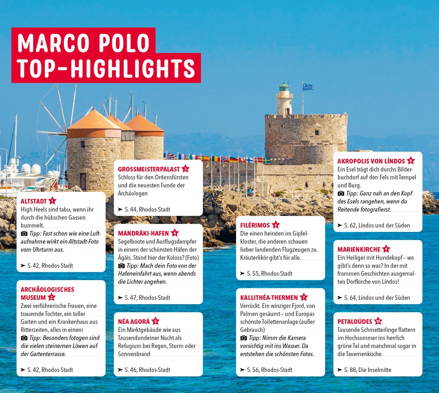 Bild: 9783829719537 | MARCO POLO Reiseführer Rhodos | Klaus Bötig | Taschenbuch | 128 S.