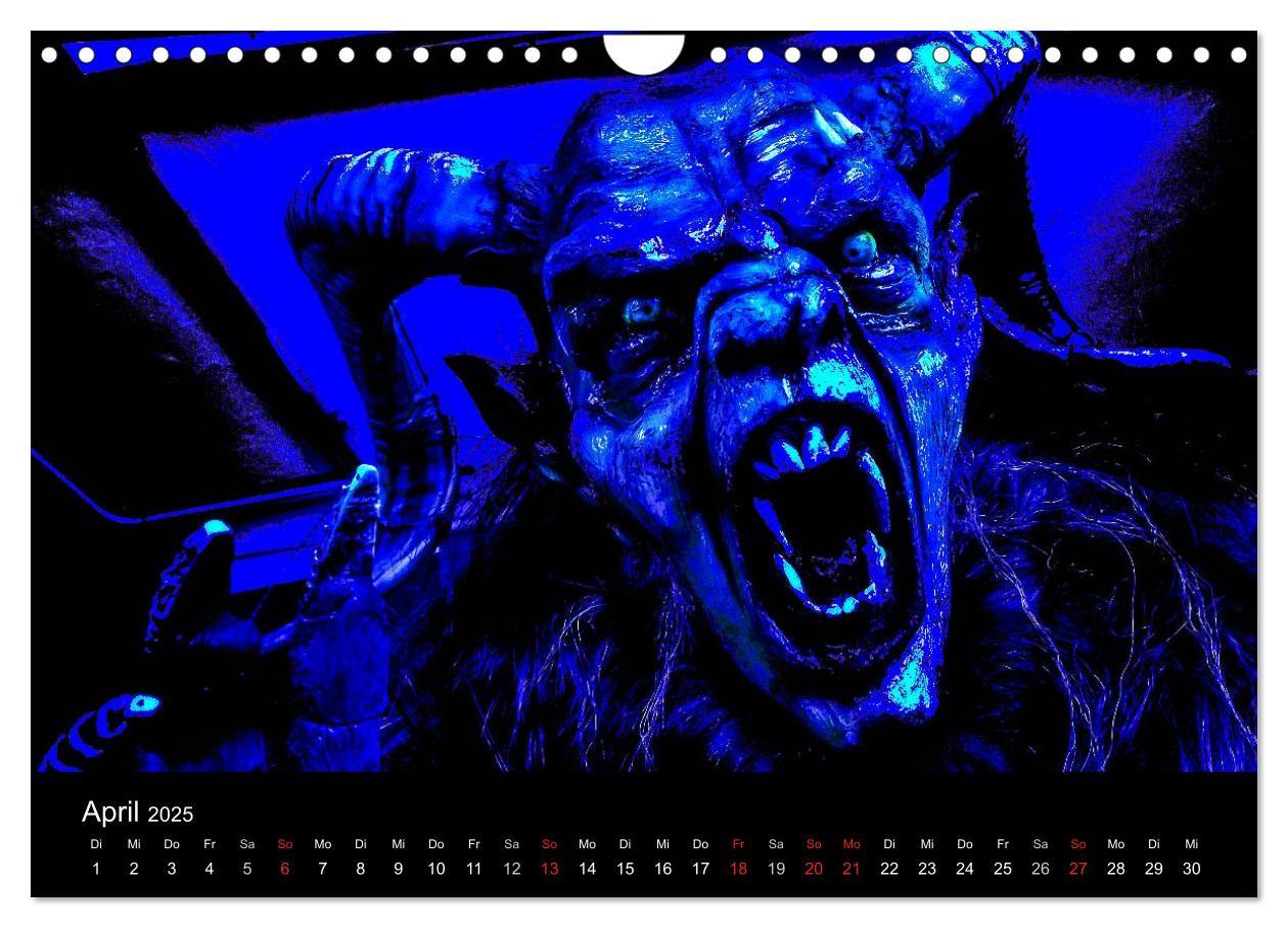 Bild: 9783435574551 | Perchten und Krampusse im Voralpenland (Wandkalender 2025 DIN A4...