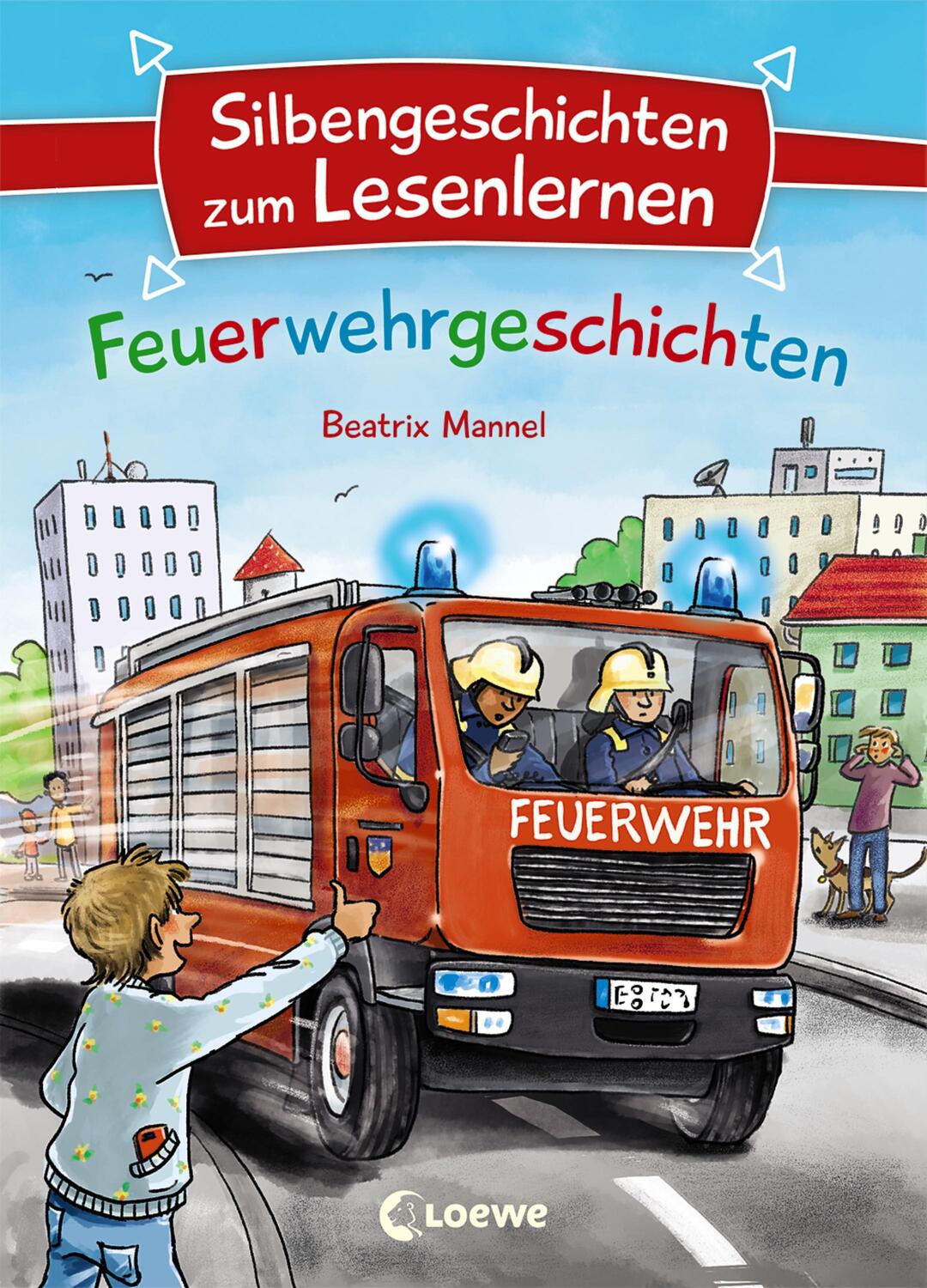 Cover: 9783743203464 | Silbengeschichten zum Lesenlernen - Feuerwehrgeschichten | Mannel