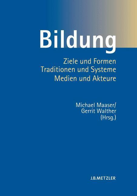 Cover: 9783476020987 | Bildung | Gerrit Walther (u. a.) | Buch | HC runder Rücken kaschiert