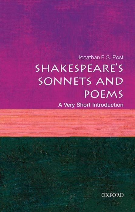 Cover: 9780198717577 | Shakespeare's Sonnets and Poems: A Very Short Introduction | Post