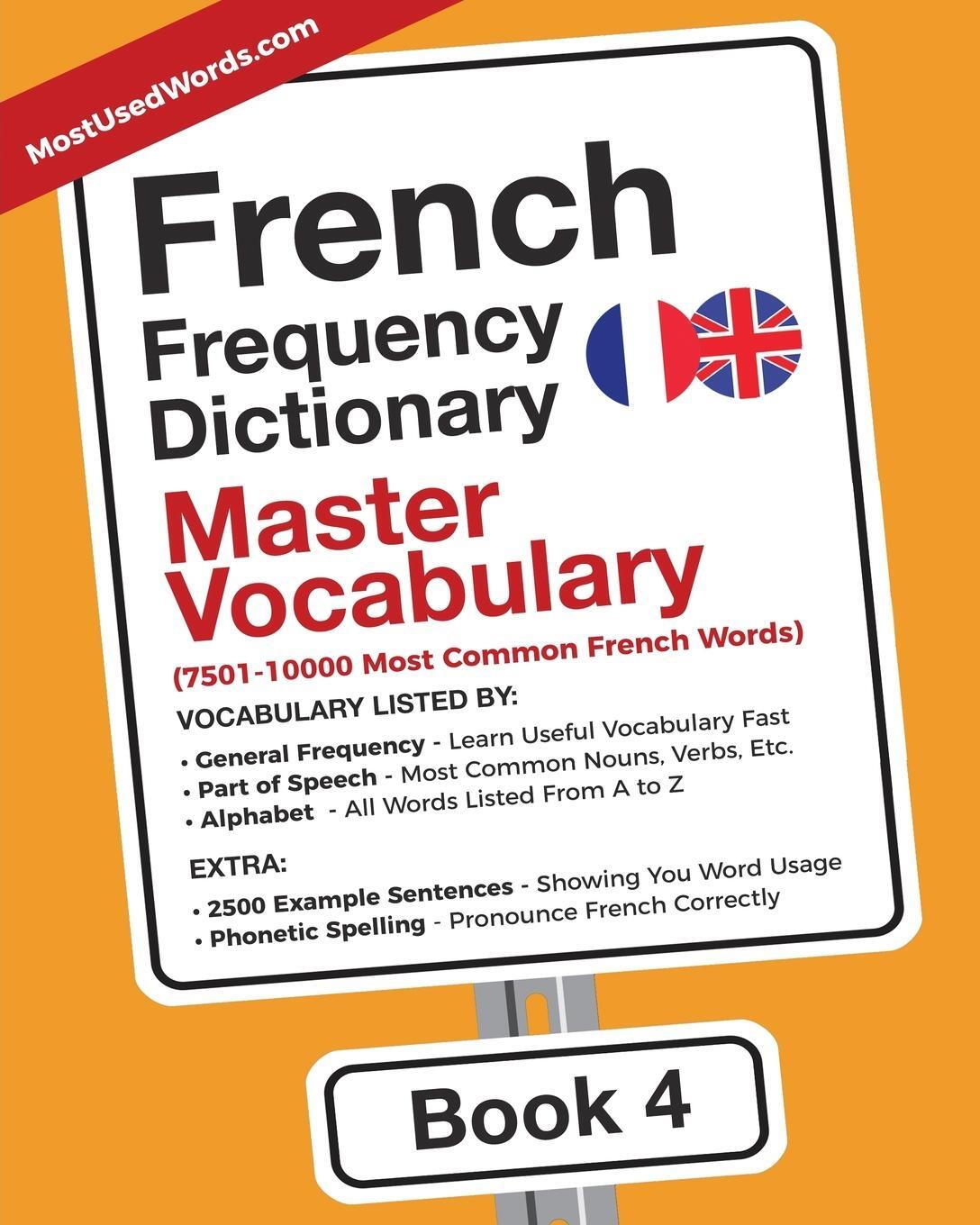 Cover: 9789492637116 | French Frequency Dictionary - Master Vocabulary | Mostusedwords | Buch