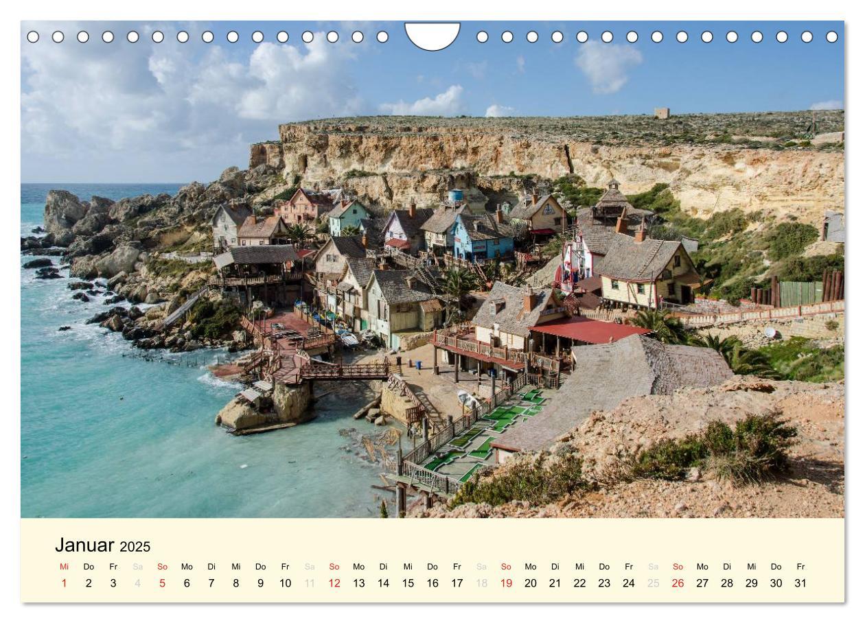 Bild: 9783435654307 | Malta und Gozo, Perlen im Mittelmeer (Wandkalender 2025 DIN A4...