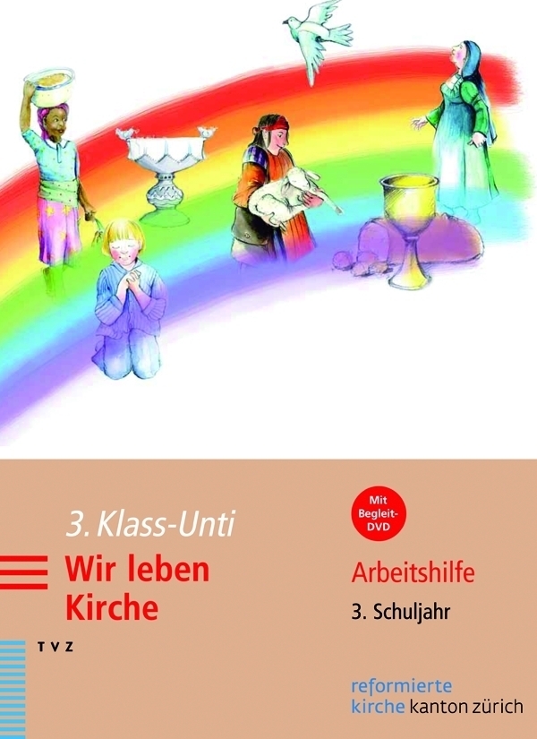 Cover: 9783290176518 | 3. Klass-Unti. Wir leben Kirche, m. DVD | Jürg Bosshardt | Taschenbuch