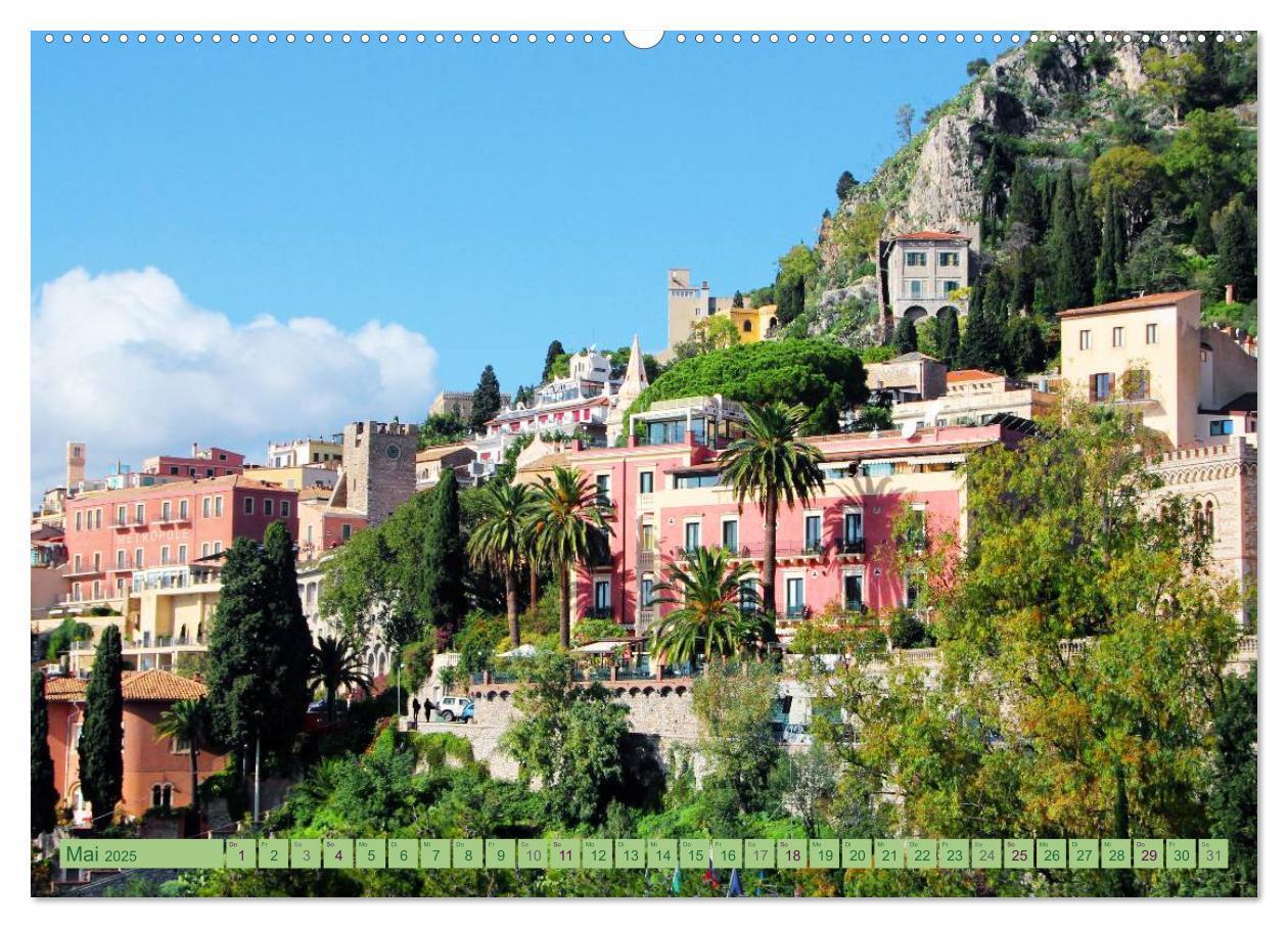 Bild: 9783435586196 | Taormina, die Stadt mit Blick auf den Ätna (Wandkalender 2025 DIN...