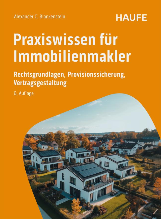 Cover: 9783648183090 | Praxiswissen für Immobilienmakler | Alexander C. Blankenstein | Buch