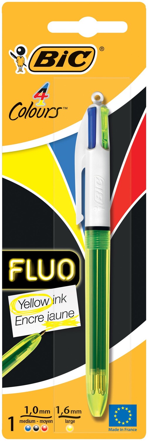 Cover: 3086123415270 | BIC Kugelschreiber 4 Colours FLUO 0.4/0.6mm | BIC 4 Colours FLUO | BIC