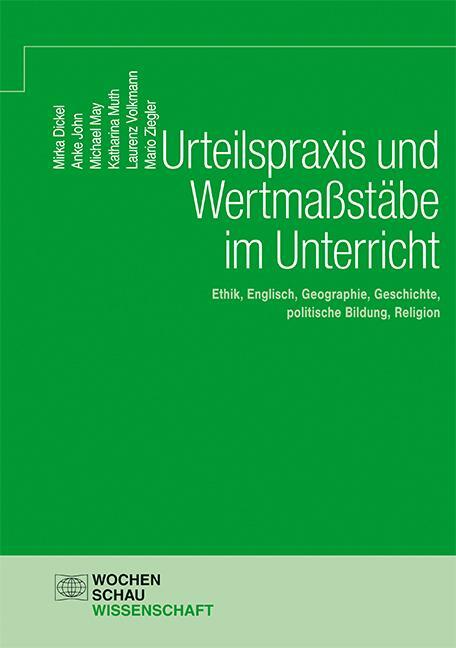 Cover: 9783734409875 | Urteilspraxis und Wertmaßstäbe im Unterricht | Anke John (u. a.)