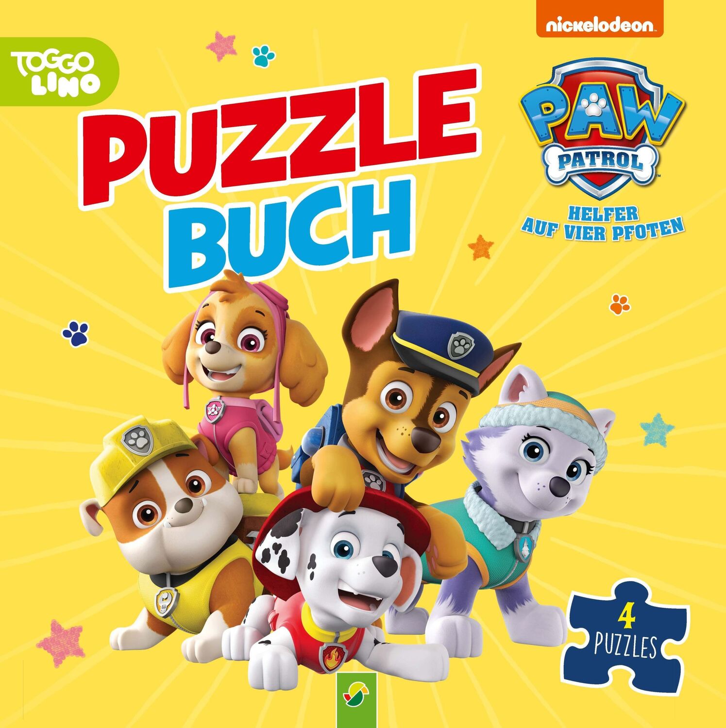 Cover: 9783849917227 | PAW Patrol Puzzlebuch | Mit 4 Puzzles á 12 Teilen | Katharina Bensch