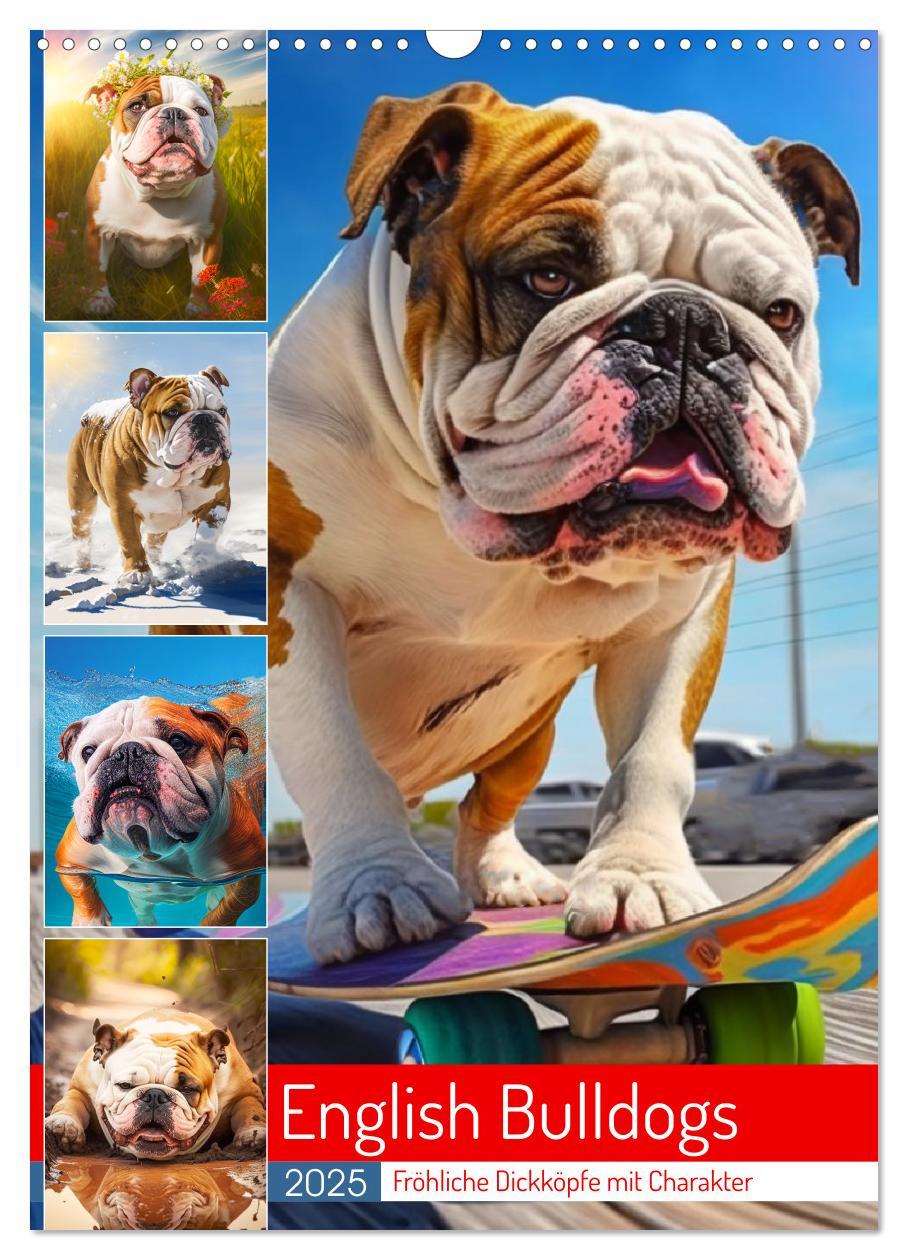 Cover: 9783435875405 | English Bulldogs. Fröhliche Dickköpfe mit Charakter (Wandkalender...