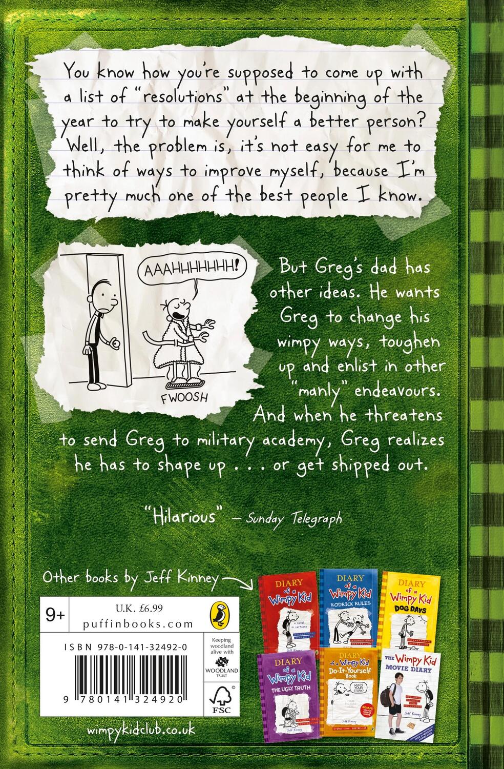 Rückseite: 9780141324920 | Diary of a Wimpy Kid 03. The Last Straw | Jeff Kinney | Taschenbuch