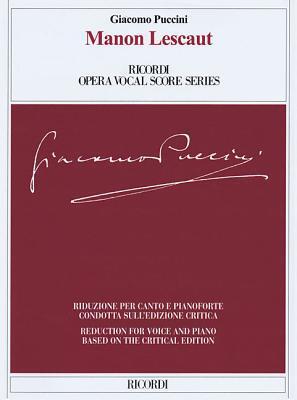 Cover: 9788875929794 | Manon Lescaut Ricordi Opera Vocal Score Series | Roger Parker | Buch