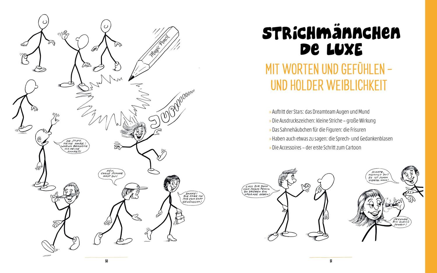 Bild: 9783863554828 | Lebendige Strichmännchen zeichnen - Das Workbook | Andreas Tschudin