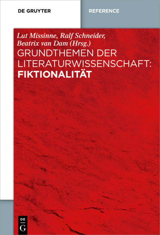 Cover: 9783110466027 | Grundthemen der Literaturwissenschaft: Fiktionalität | Buch