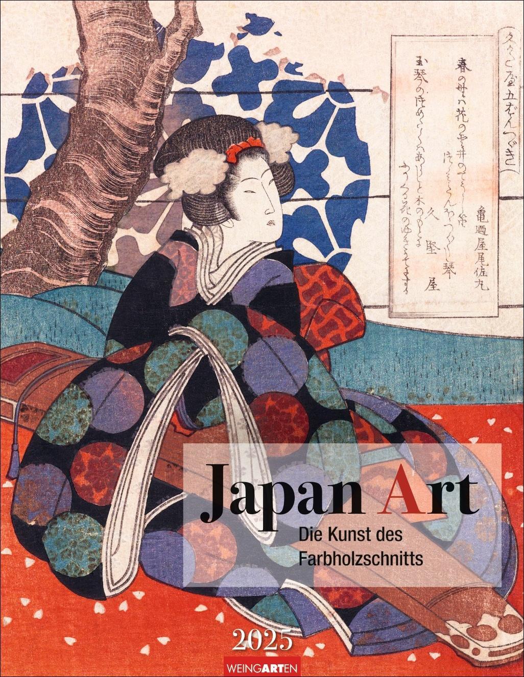 Cover: 9783839901236 | Japan Art Kalender 2025 - Die Kunst des Farbholzsschnitts | Kalender
