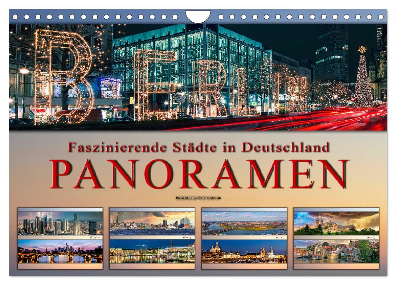 Cover: 9783435134465 | Faszinierende Städte in Deutschland - Panoramen (Wandkalender 2025...