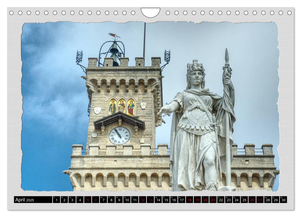 Bild: 9783435222995 | Impressionen - von und rund um San Marino (Wandkalender 2025 DIN A4...