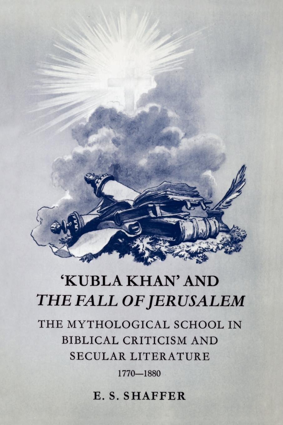 Cover: 9780521298070 | Kubla Khan and the Fall of Jerusalem | E. S. Shaffer | Taschenbuch