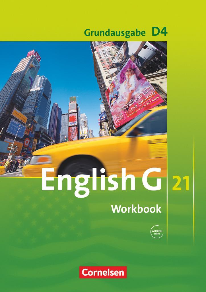 Cover: 9783060312498 | English G 21. Grundausgabe D 4. Workbook mit Audios online | Seidl