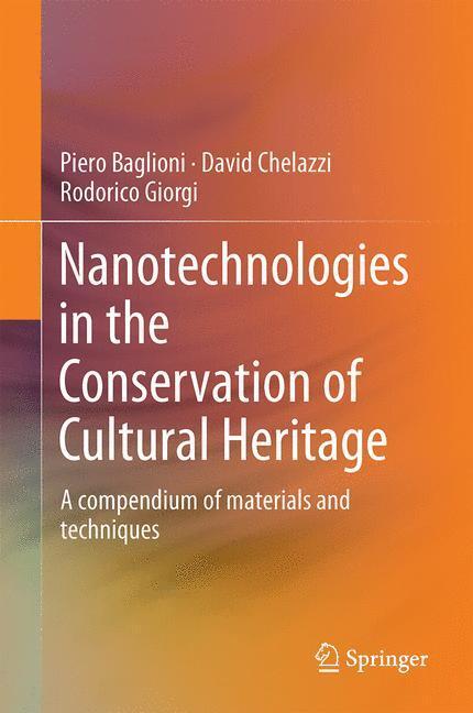 Cover: 9789401793025 | Nanotechnologies in the Conservation of Cultural Heritage | Buch