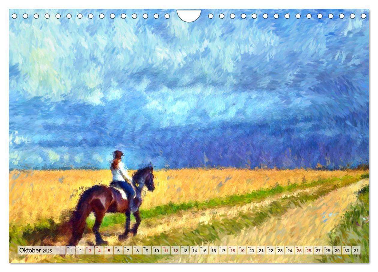 Bild: 9783435079636 | Sylt. Wie gemalt. (Wandkalender 2025 DIN A4 quer), CALVENDO...