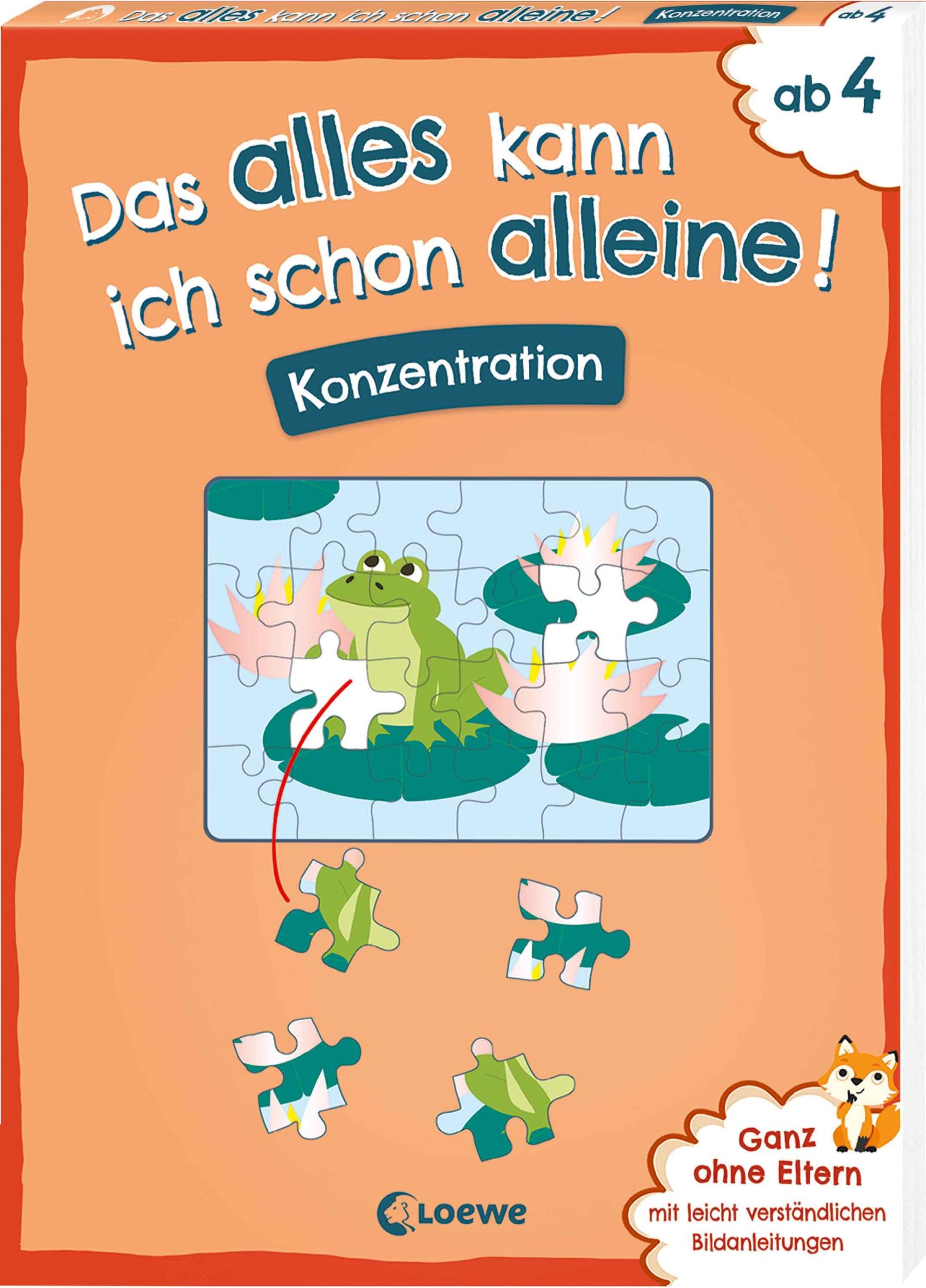 Cover: 9783743217829 | Das alles kann ich schon alleine! Konzentration | Wittenburg | Buch