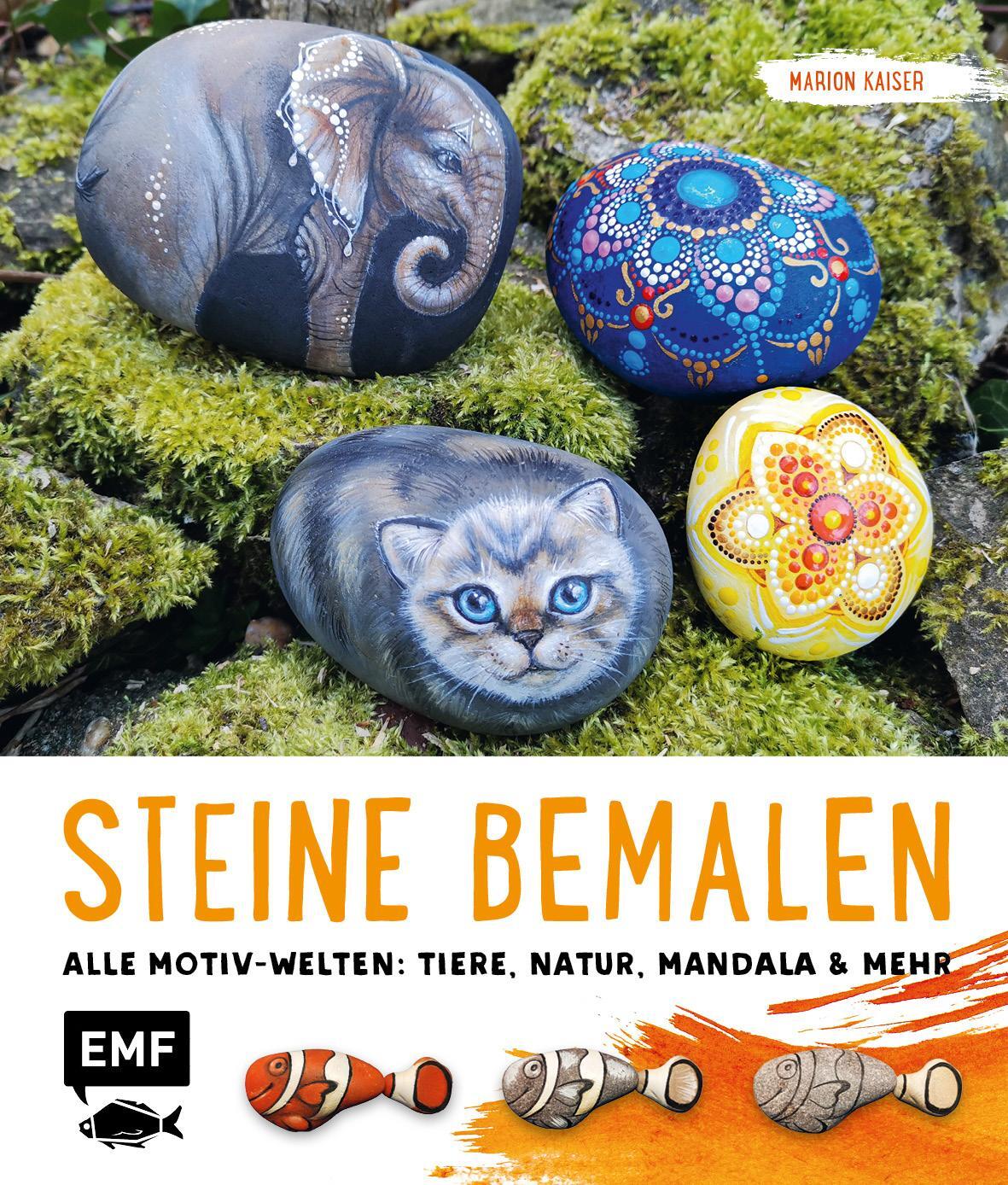 Cover: 9783745910483 | Steine bemalen | Alle Motivwelten: Tiere, Natur, Mandala und mehr