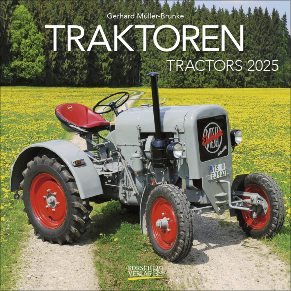 Cover: 9783731876489 | Traktoren 2025 | Korsch Verlag | Kalender | Englisch Broschur | 13 S.