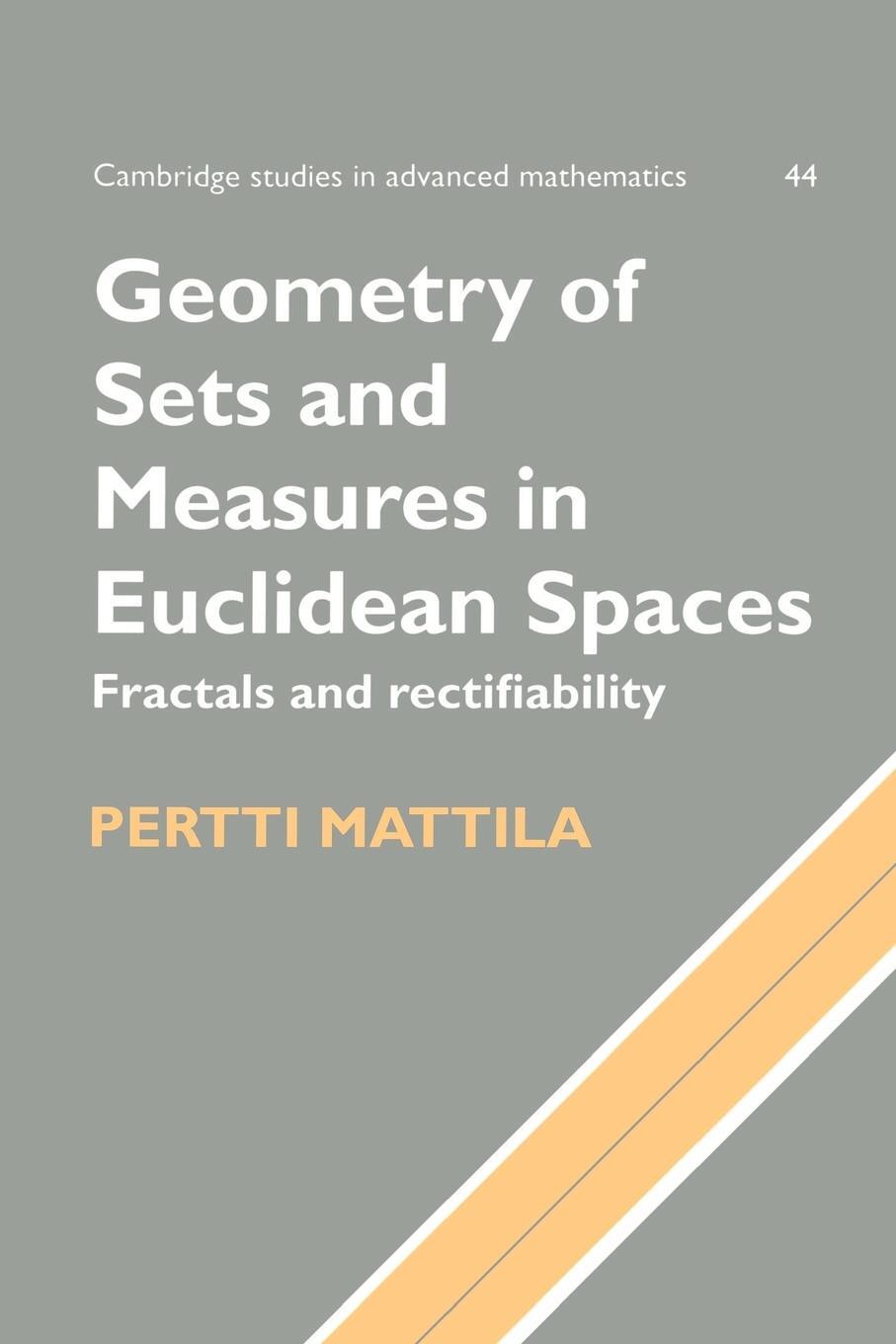 Cover: 9780521655958 | Geometry of Sets and Measures in Euclidean Spaces | Pertti Mattila