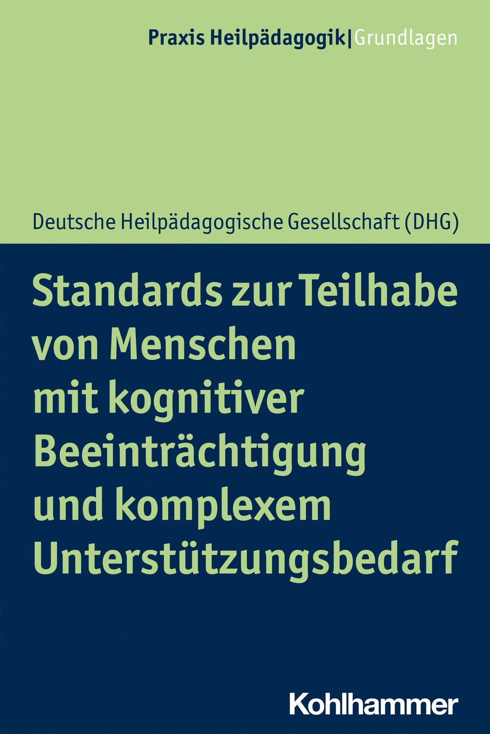 Cover: 9783170395206 | Standards zur Teilhabe von Menschen mit kognitiver Beeinträchtigung...