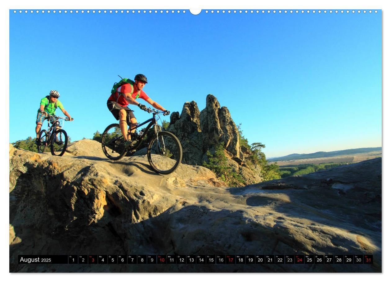 Bild: 9783435348343 | Mountainbike Traumpfade (hochwertiger Premium Wandkalender 2025 DIN...