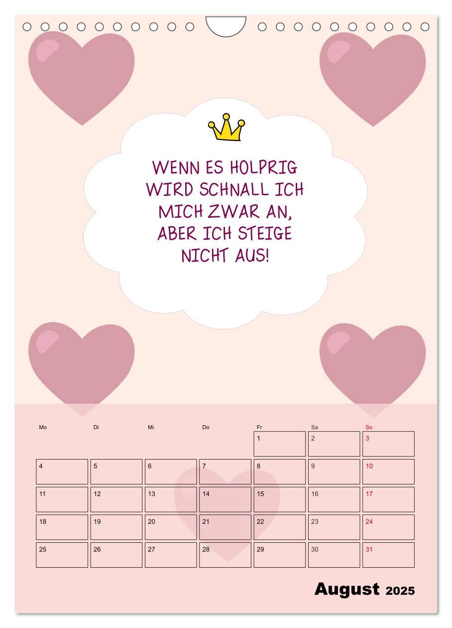 Bild: 9783435948741 | Königin über alles! Typokalender für starke Frauen (Wandkalender...