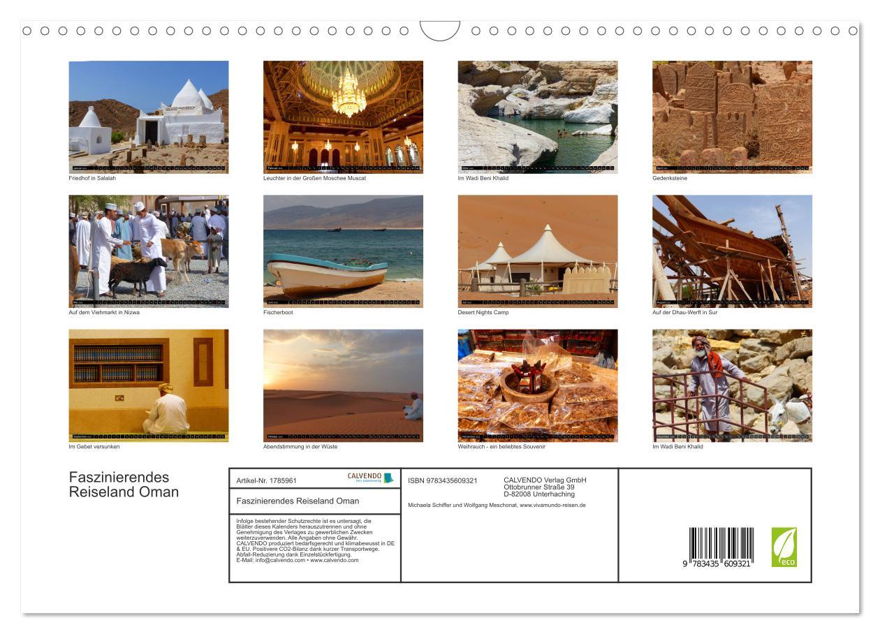 Bild: 9783435609321 | Faszinierendes Reiseland Oman (Wandkalender 2025 DIN A3 quer),...