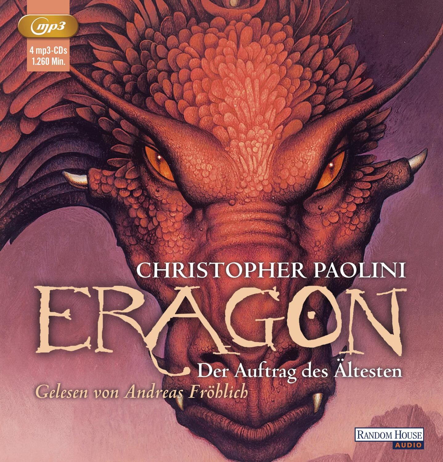 Cover: 9783866042445 | Eragon 02. Der Auftrag des Ältesten. 4 MP3-CDs | Fantasy-Thriller | 4