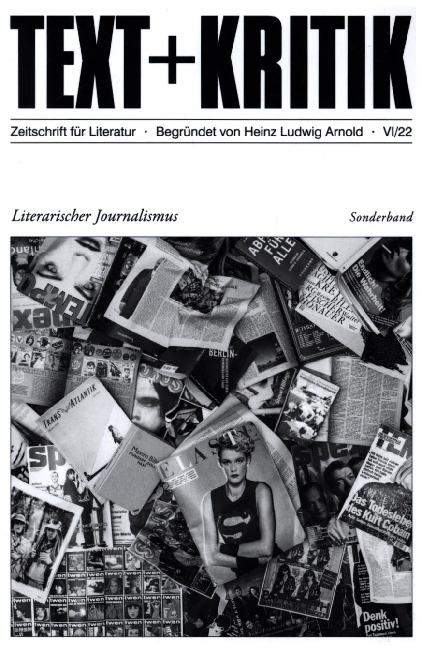 Cover: 9783967076691 | Literarischer Journalismus | Claudia Stockinger (u. a.) | Taschenbuch