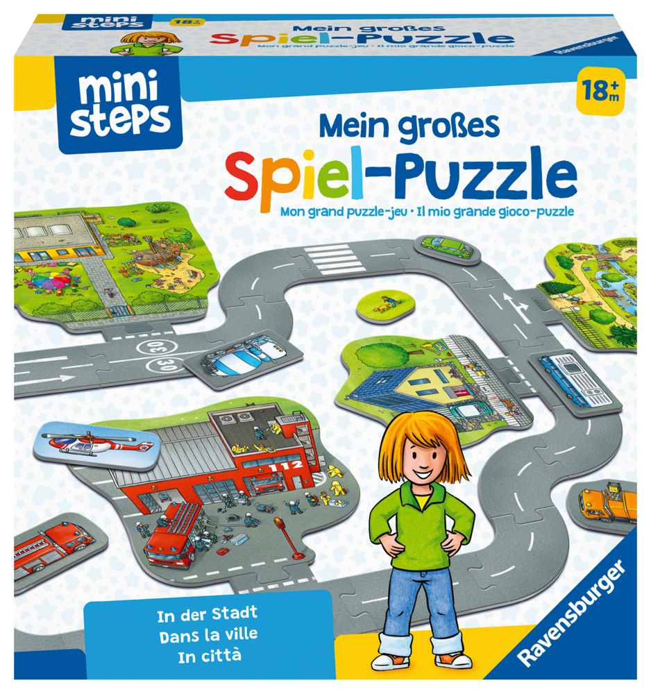 Cover: 4005556041923 | Ravensburger ministeps 04192 Mein großes Spiel-Puzzle: In der...