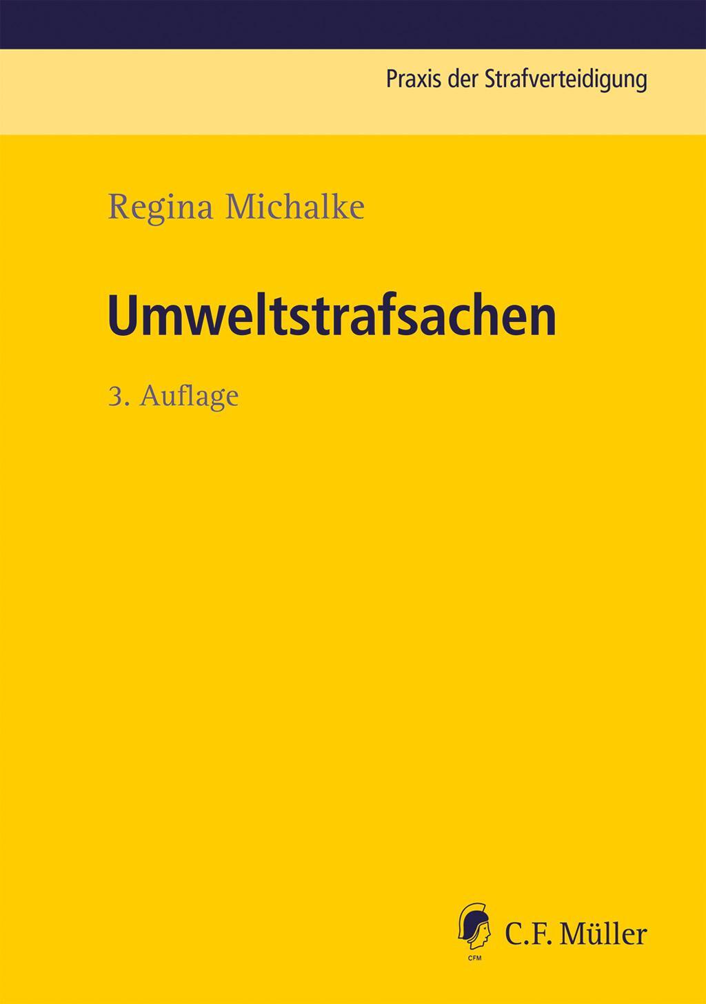 Cover: 9783811439443 | Umweltstrafsachen | Regina Michalke | Taschenbuch | Deutsch | 2021