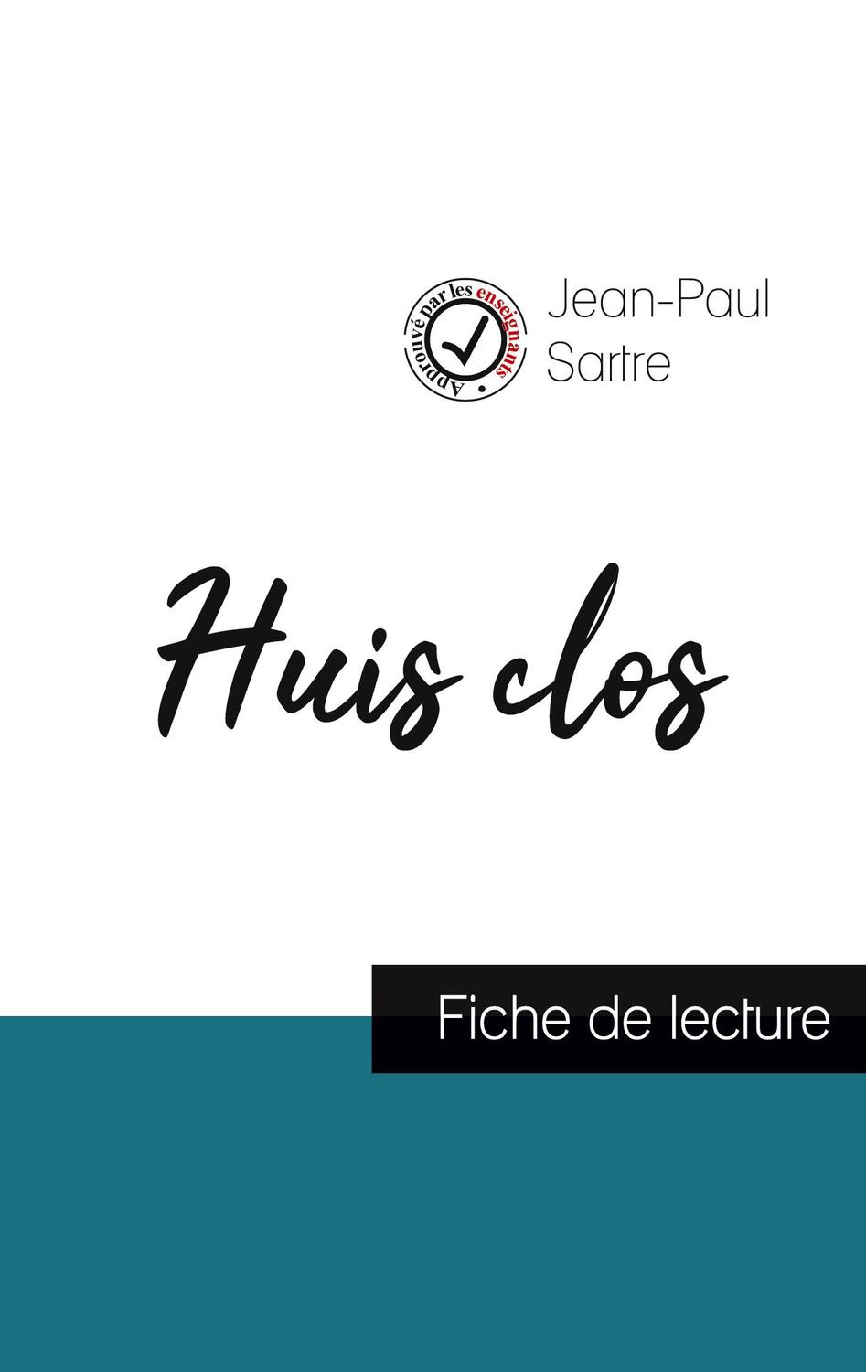 Cover: 9782759310760 | Huis clos de Jean-Paul Sartre (fiche de lecture et analyse complète...