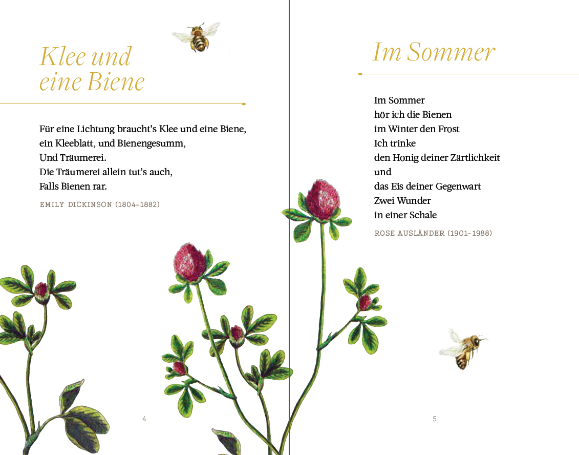 Bild: 9783799513319 | Bienen | Die schönsten Gedichte und Geschichten | Buch | Halbleinen