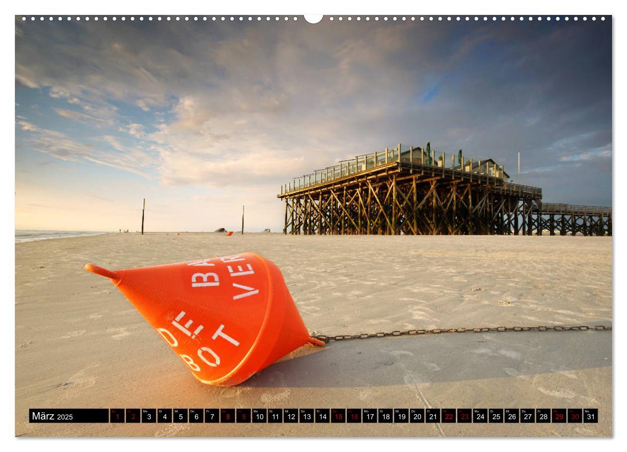 Bild: 9783435218455 | Sankt Peter Ording Sandstrand (Wandkalender 2025 DIN A2 quer),...