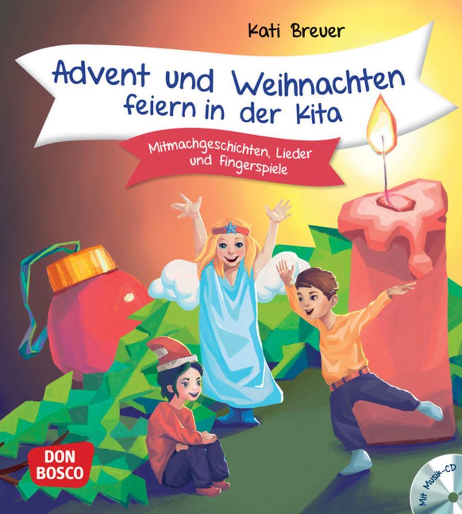 Cover: 9783769824810 | Advent und Weihnachten feiern in der Kita, m. Audio-CD | Kati Breuer