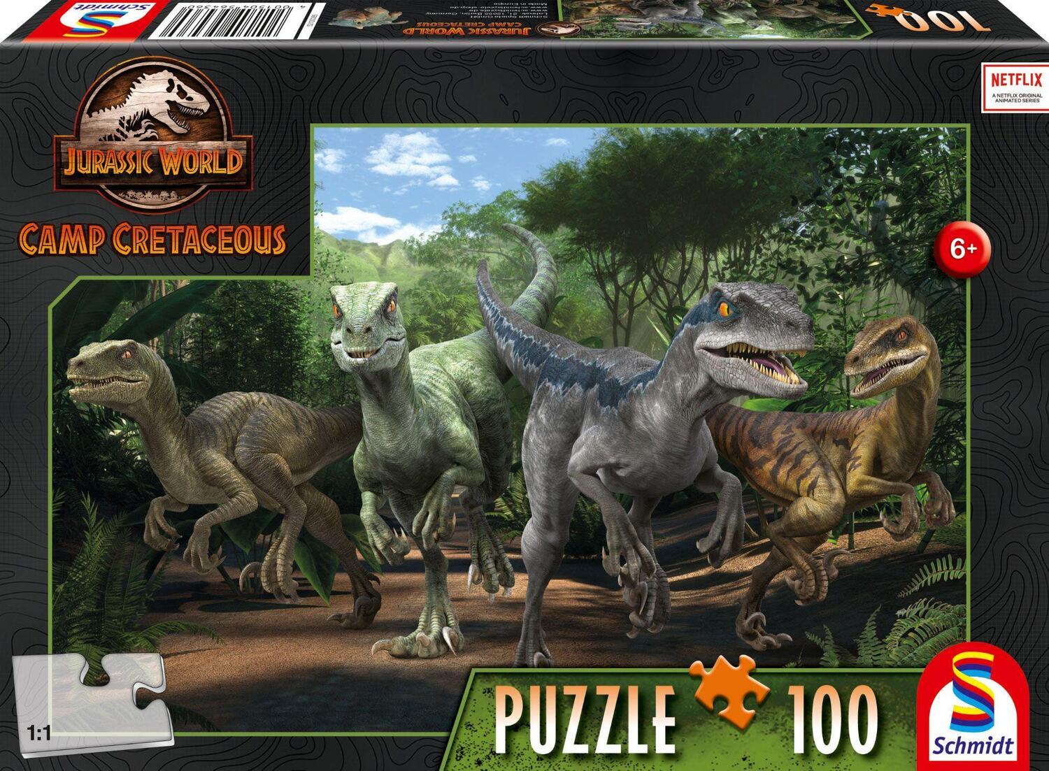 Cover: 4001504564360 | Neue Abenteuer, Das Velociraptor Rudel, 100 Teile | Spiel | Deutsch