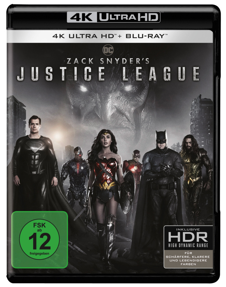 Cover: 5051890326515 | Zack Snyder's Justice League 4K, 4 UHD-Blu-ray | Zack Snyder | Blu-ray