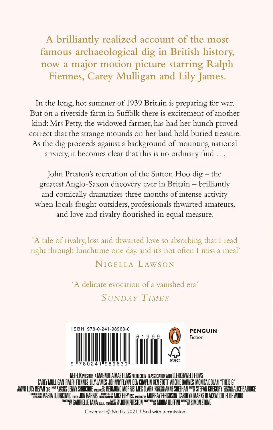 Rückseite: 9780241989630 | The Dig. Film Tie-In | John Preston | Taschenbuch | B-format paperback