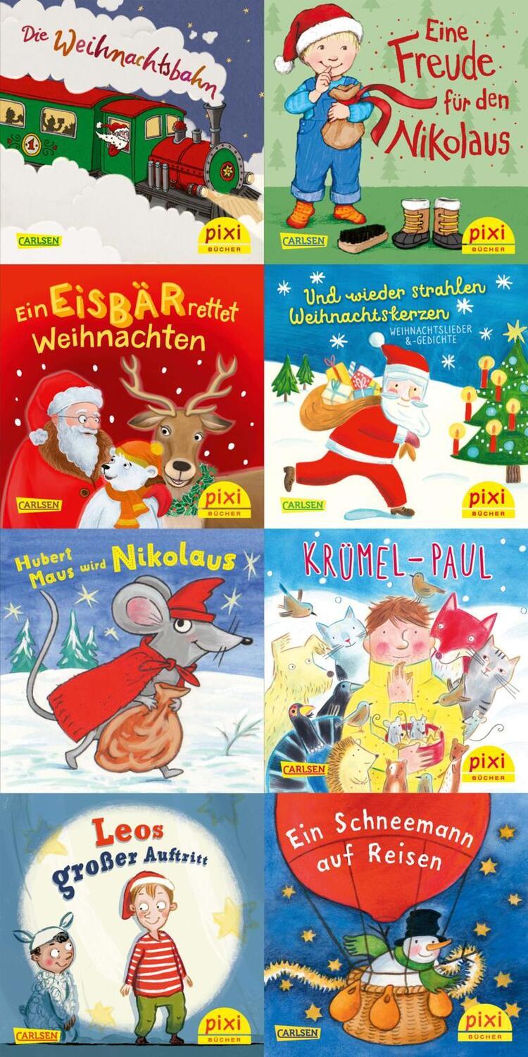 Cover: 9783551038678 | Pixi-8er-Set 37: Frohe Weihnachten mit Pixi (8x1 Exemplar) | Box
