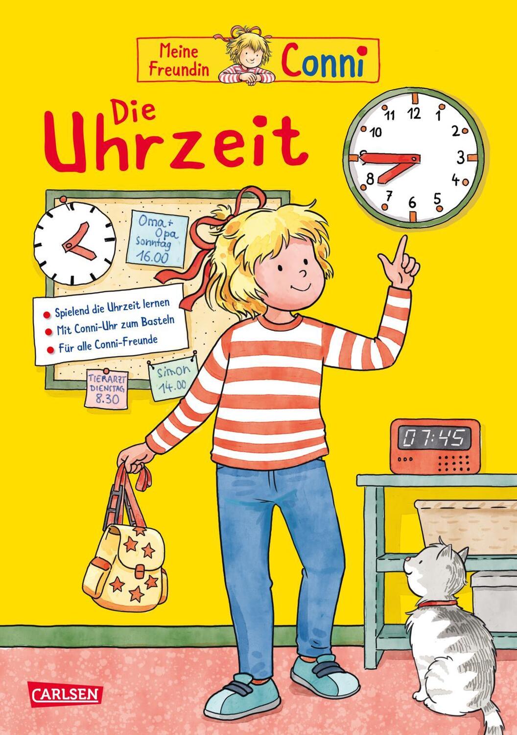 Cover: 9783551191311 | Conni Gelbe Reihe (Beschäftigungsbuch): Die Uhrzeit Der Klassiker...