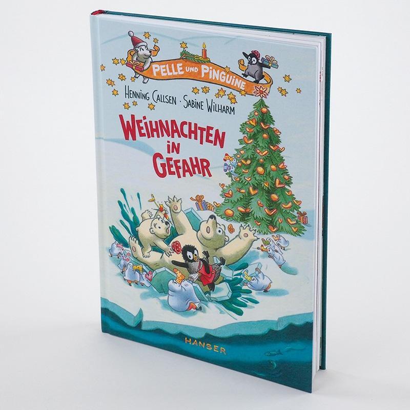 Bild: 9783446264274 | Pelle und Pinguine - Weihnachten in Gefahr | Henning Callsen | Buch