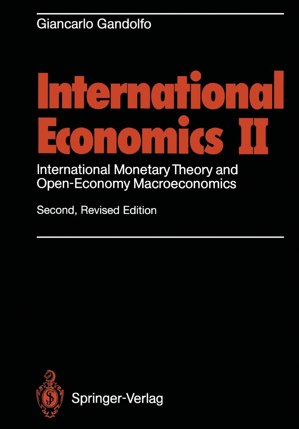 Cover: 9783540586876 | International Economics II | Giancarlo Gandolfo | Taschenbuch | XXIV