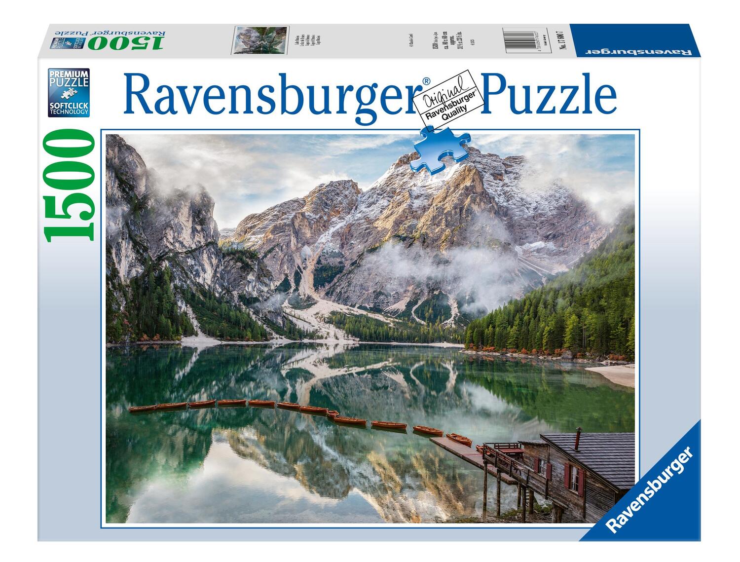 Cover: 4005556176007 | Ravensburger Puzzle 17600 - Pragser Wildsee - 1500 Teile Puzzle für...